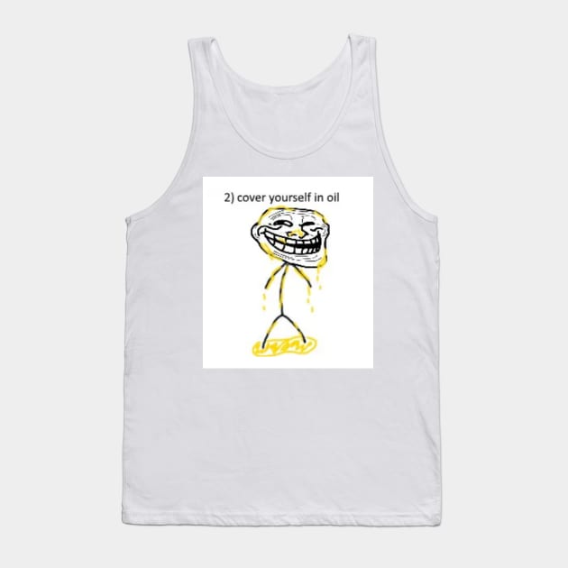 cover yourself in oil Tank Top by A Comic Wizard